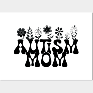 Autism Mom Autism Awareness Gift for Birthday, Mother's Day, Thanksgiving, Christmas Posters and Art